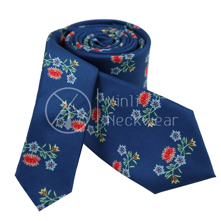 Flower Pattern Tie
