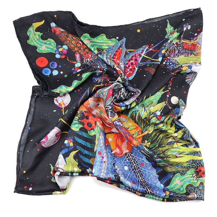 Animal Silk Scarf