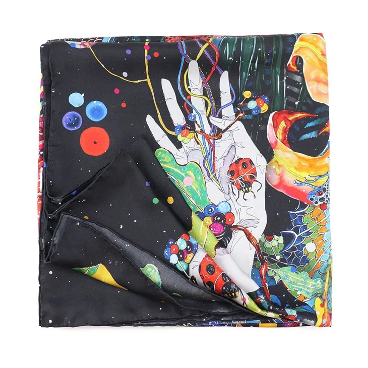 Animal Silk Scarf