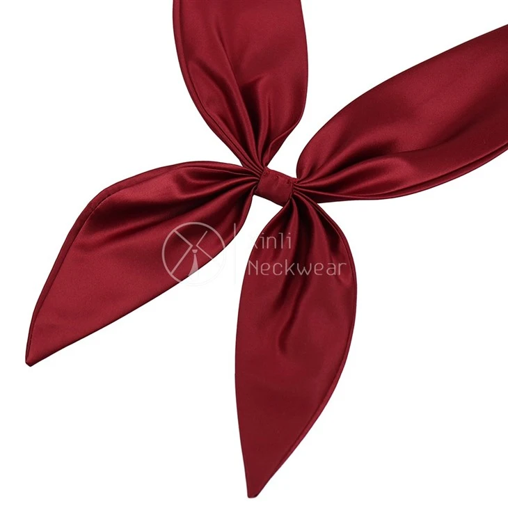 Red bow tie and cummerbund set