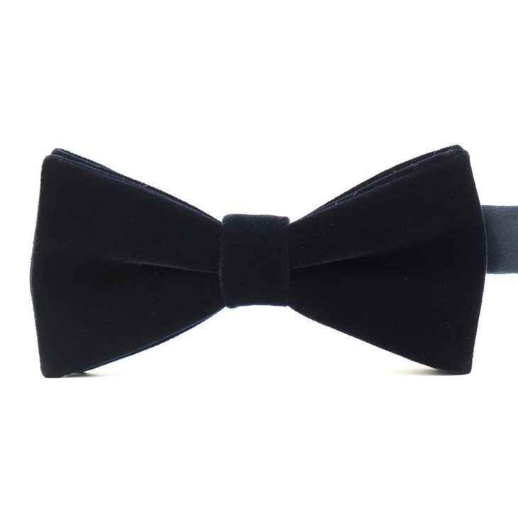 Mens Red Velvet Bow Tie