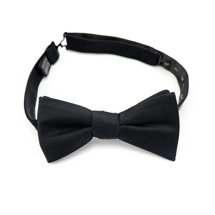 Pre Tied Black Bow Tie