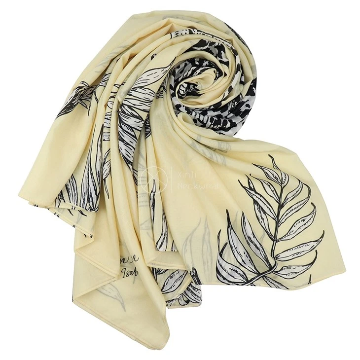 Silk Scarf Hand Rolled Edge