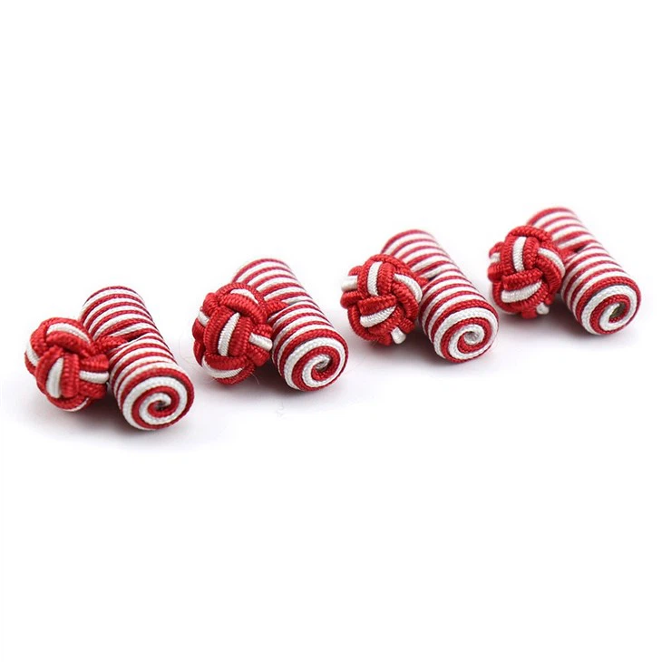 Silk Barrel Knot Cufflinks