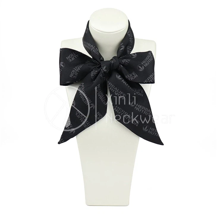 Thin Black Scarf